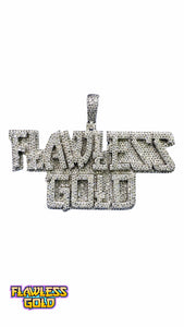 Flawless Gold Pendant (White gold / Diamonds)