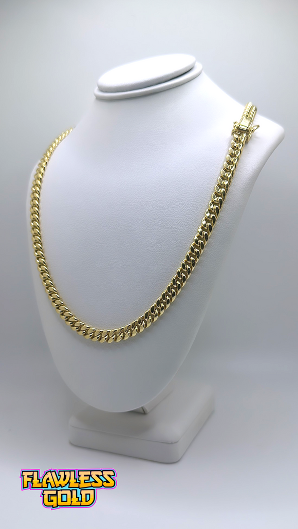 Chaîne Cuban Link 6mm avec box lock