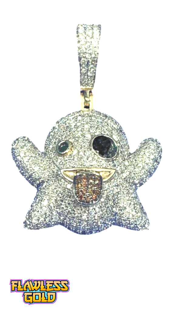 Ghost pendant (diamonds)