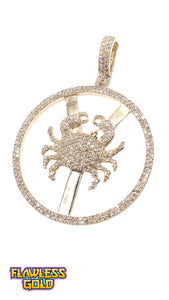 Zodiac sign pendant (Diamonds)