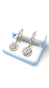 Boucles d’oreilles D14 (diamants)