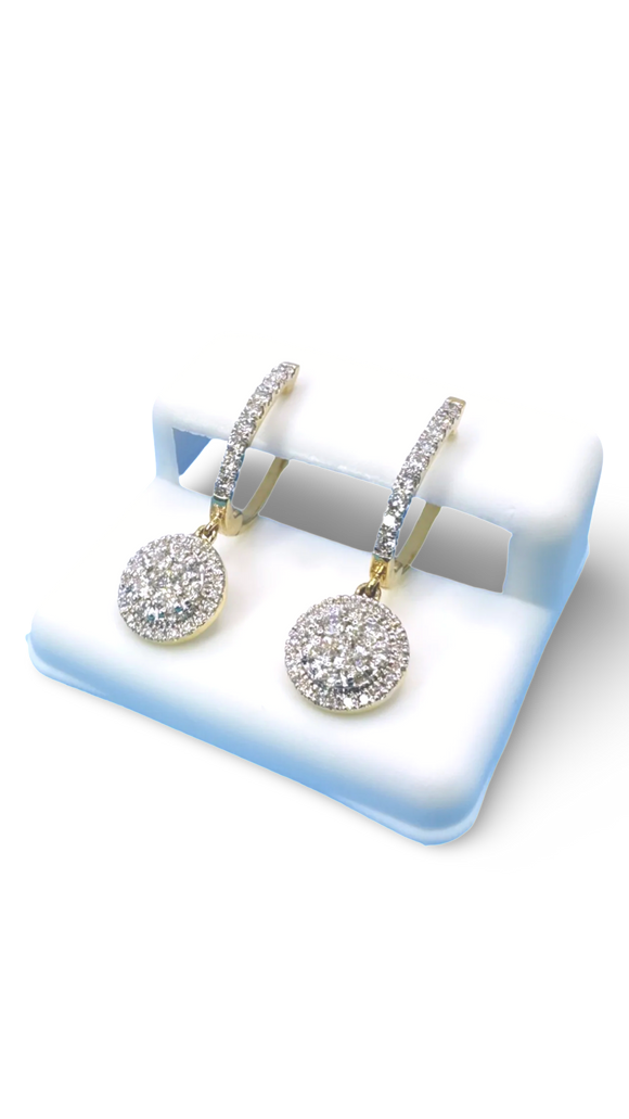 Boucles d’oreilles D14 (diamants)