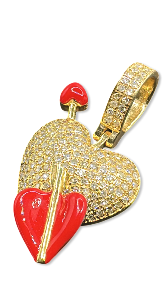 Heart Pendant (Diamonds)