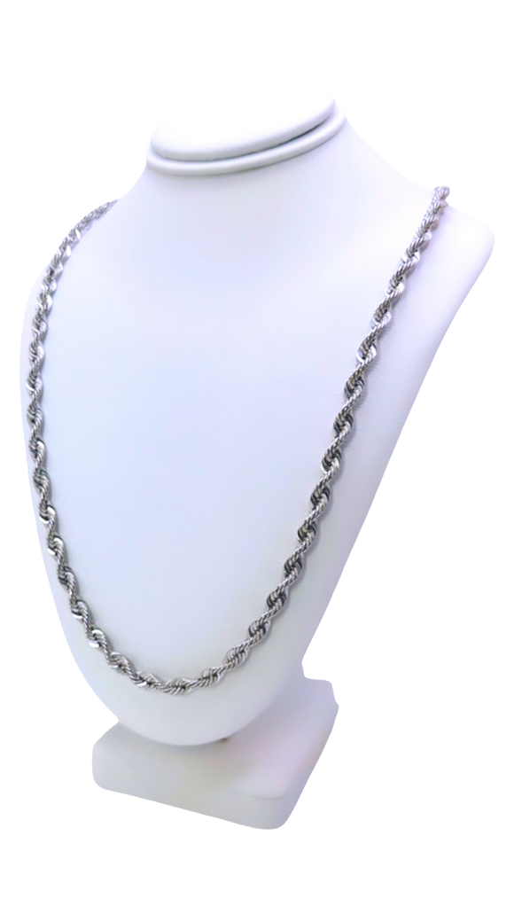 Chaîne Torsade 4.5mm (or blanc)