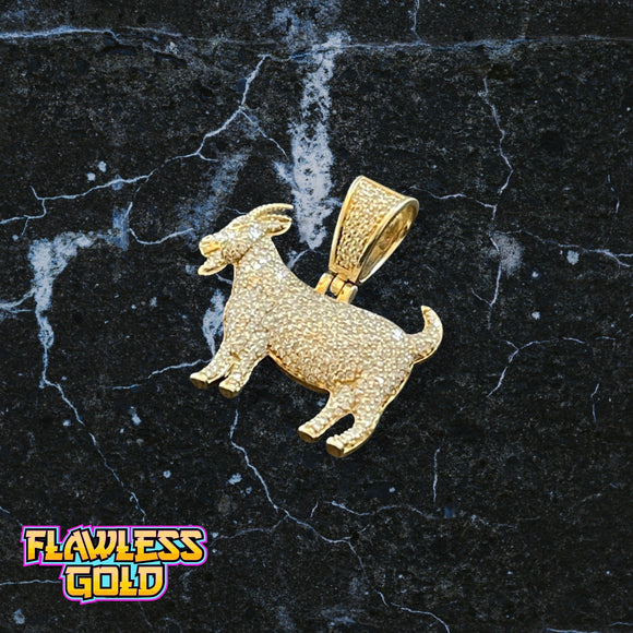 Goat Pendant (Diamonds)